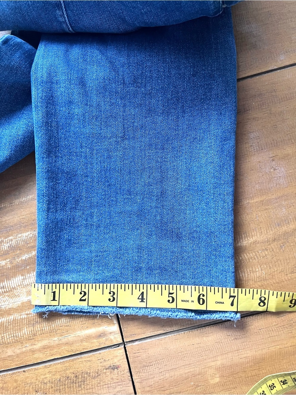Frank And Eileen Derry Illusion Jeans Pull On Raw Hem Ankle - Picture 11 of 11